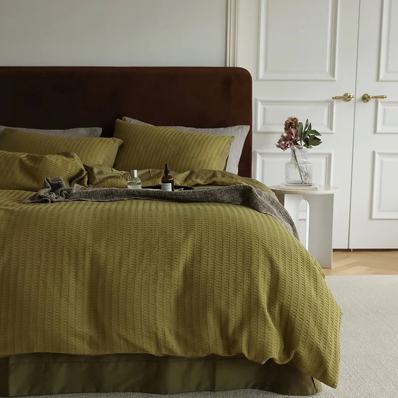 Wholesale Direct Sales Home Cotton Sheets Bedding Set Duvet Cover Set Bed Four-Piece Suit