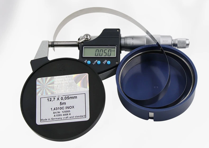 12.7/50/100 H+S precision mold stainless steel gasket 0.005-1.0mm