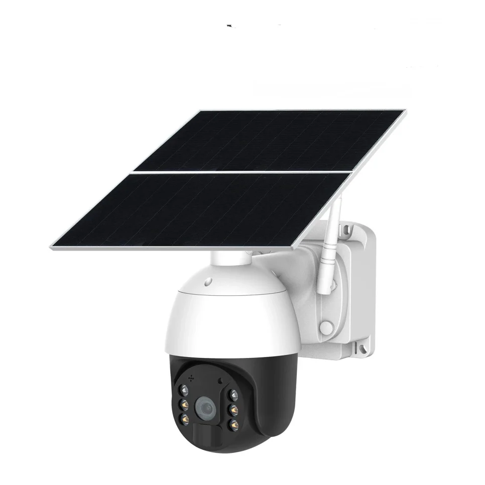 Regis 2mp Wifi Wireless security dome network outdoor video surveillance ptz cctv 3 4g Sim Card ip solar camera with 20w panel
