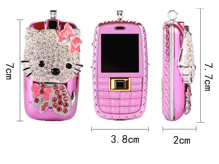 
kids lovely Unlocking The Lucky Cat mobile phone GSM mini cell phone N113 