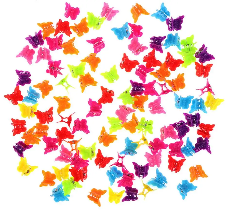 Hair clips Factory wholesale High quality multiple color small hair clips cute butterfly design hairpin for girls