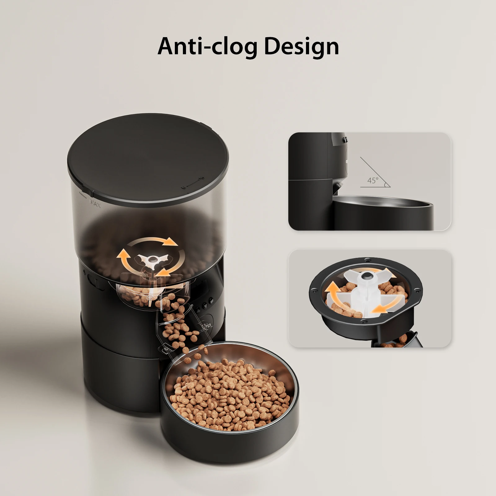 Smart Automatic Cat Dog Pet Feeder Food Dispenser Puppy Dog Stainless Food Pet Auto Bowls & Feeders For Dogs Pets Cats