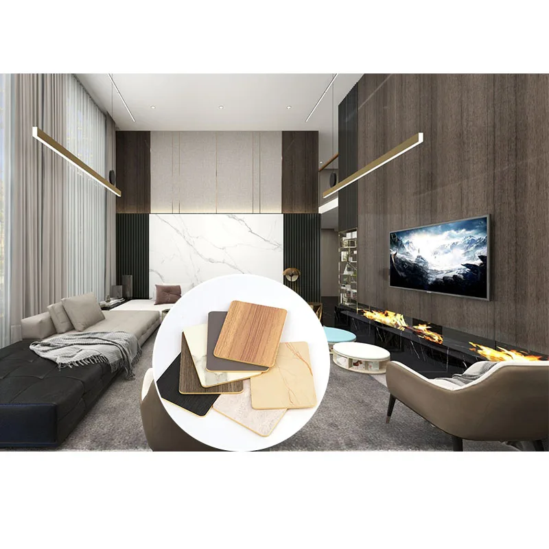 Bamboo charcoal board wood Carbon crystal plate veneer wall panel & boards wpc wall panel