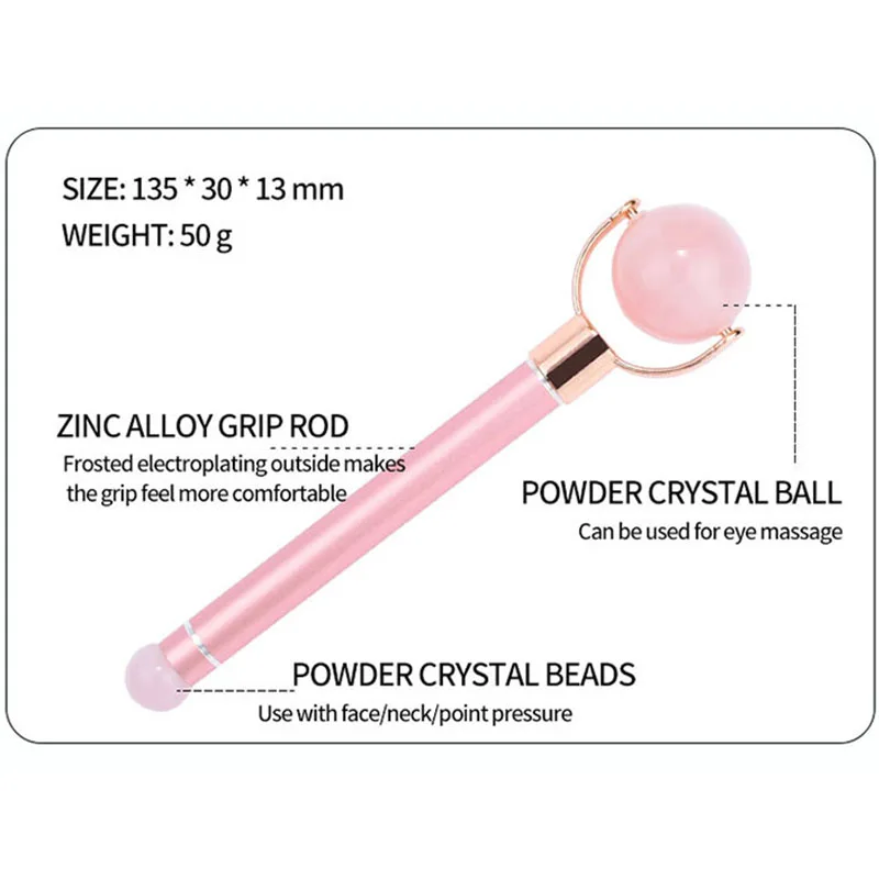 
Factory Supply Chinese Jade Facial Roller Detachable Jade Roller 
