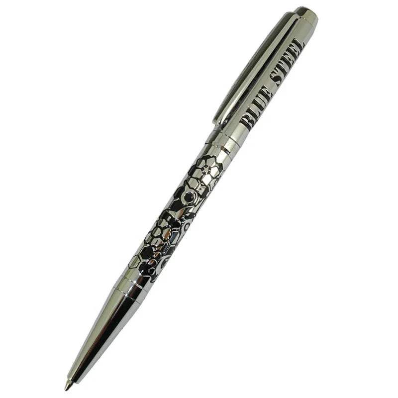 ACMECN ODM уникальная ручка для травления логотипа офисные письменные инструменты латунная тонкая рекламная шариковая