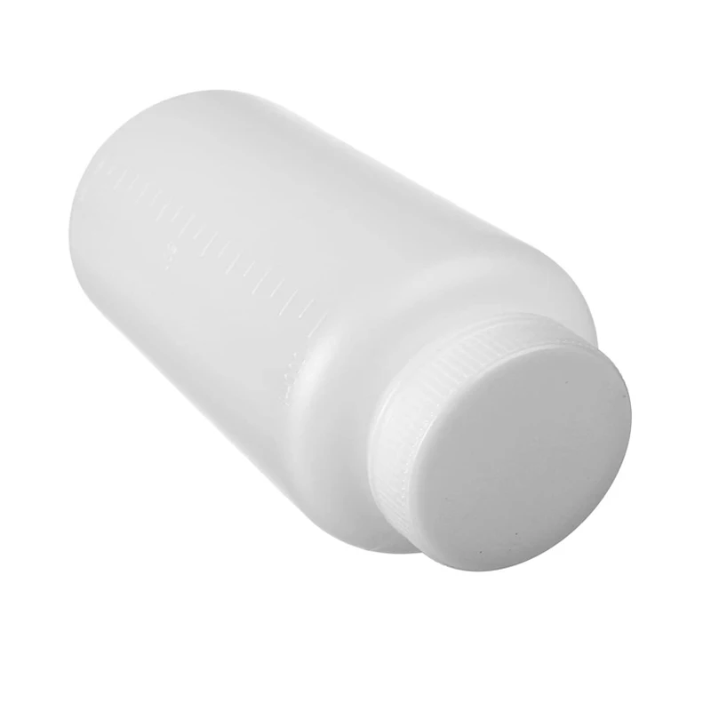 Laboratory Grade Polypropylene Wide Mouth 1000ml HDPE Reagent Bottle