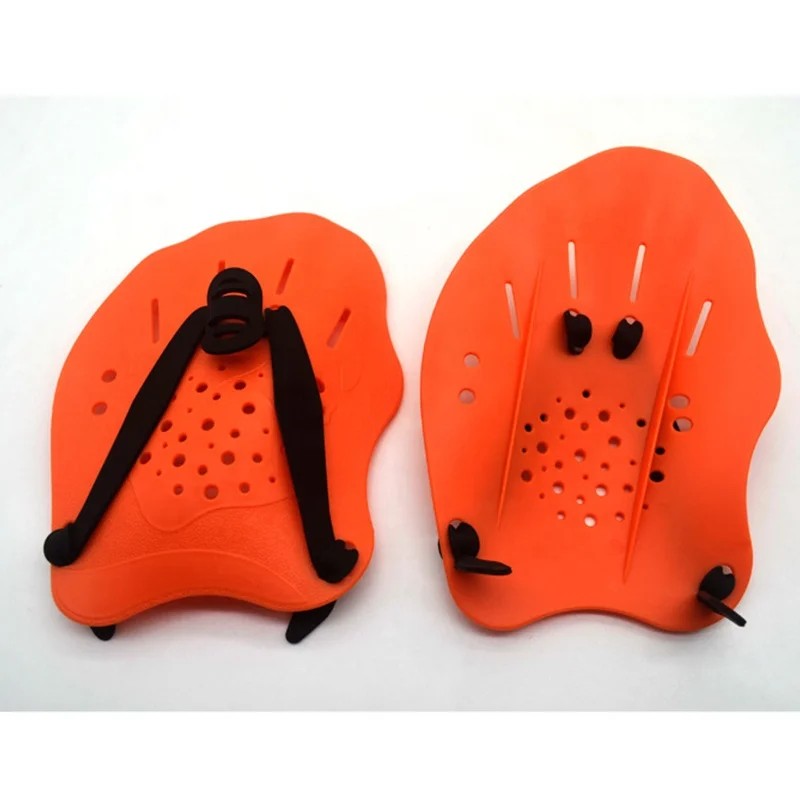Swim Fins Surf Fins Swimming Diving Equipment Ice Swimming Gloves Custom Training Paddles with Adjustable Straps Swimmer Fins