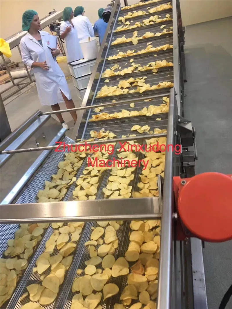 300kg/h 500kg/h 1000kg/h potato chips making machine fully automatic