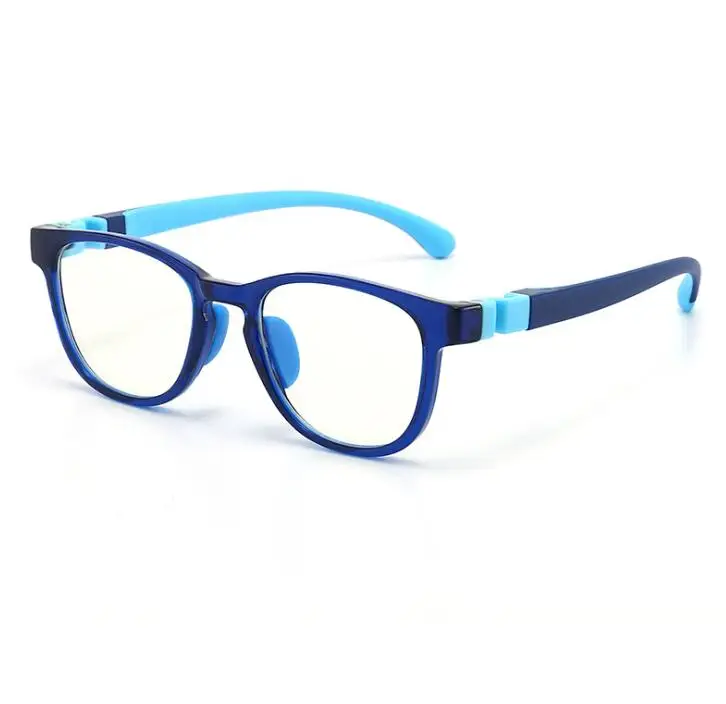 New style silica gel nose pad fashion unisex clear OEM custom blue light blocking glasses anti eyeglasses frames 8509