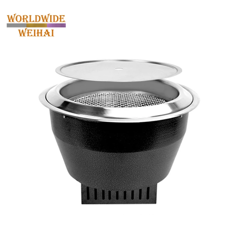 small round bbq grill/round bbq charcoal grill/round electric smokeless bbq grill