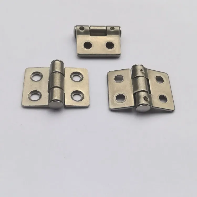 Stainless Steel Folding Butt Hinge for Wooden Boxes, Window Wood, Home Kitchen Furniture Hardware (20 X 27x 1.2mm)