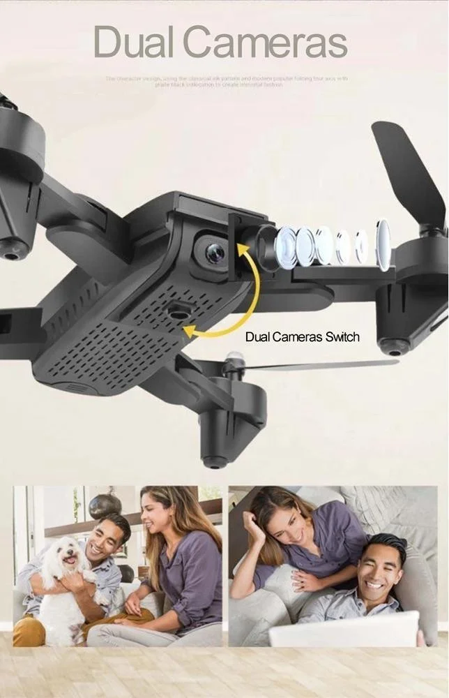 
Upgrade long flying time rc drone Optical flow Dual Camera Selfie Drone HD 1080P agriculture drone 