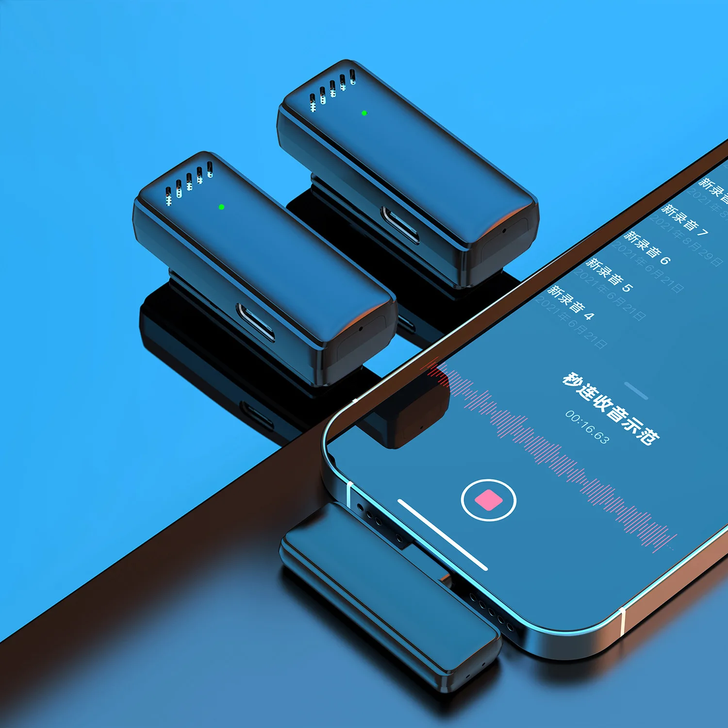 2022 K1 Drag ios Usb Мобильный записывающий микрофон с зажимом беспроводная система 2 4G петличный беспроводной