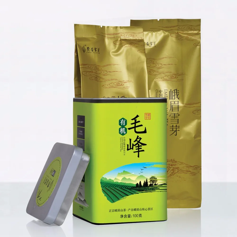 China MAO FENG green tea Certificated alpine loose leaf tea Skin Smoothing healthy RICH TEA FLAVOR CAPSURE organic matcha