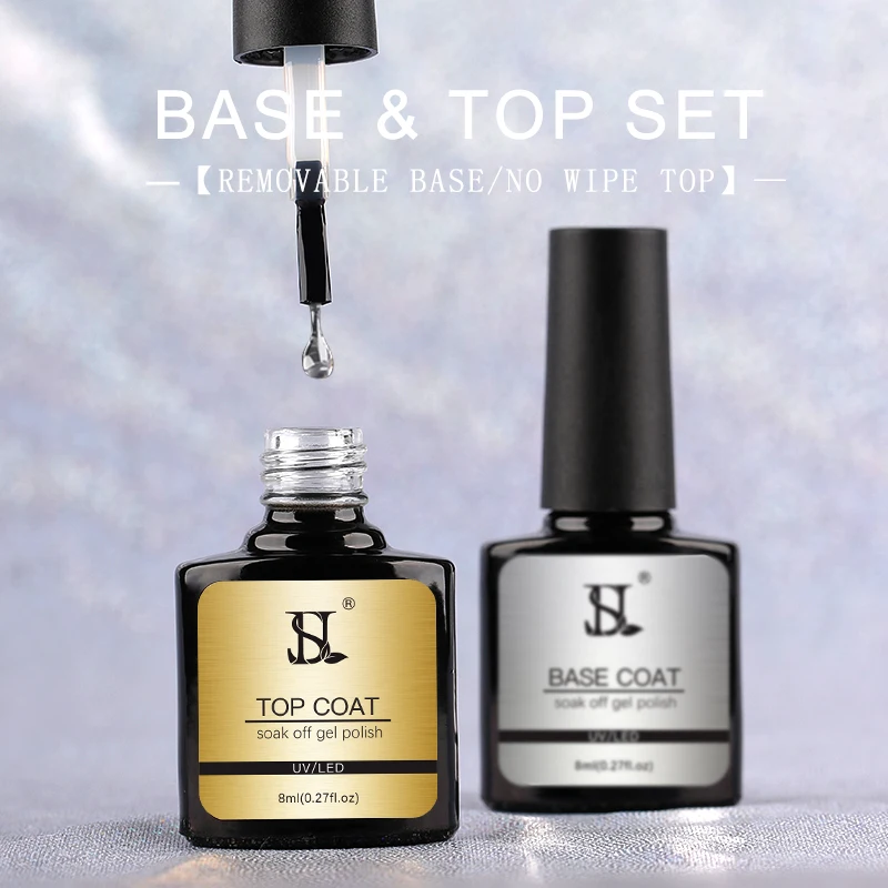 HS 48W Lamp LED UV Gel Nail Polish Kit Private Label Beginner DIY Nail Manicure Nail Tool Gel Polish Set