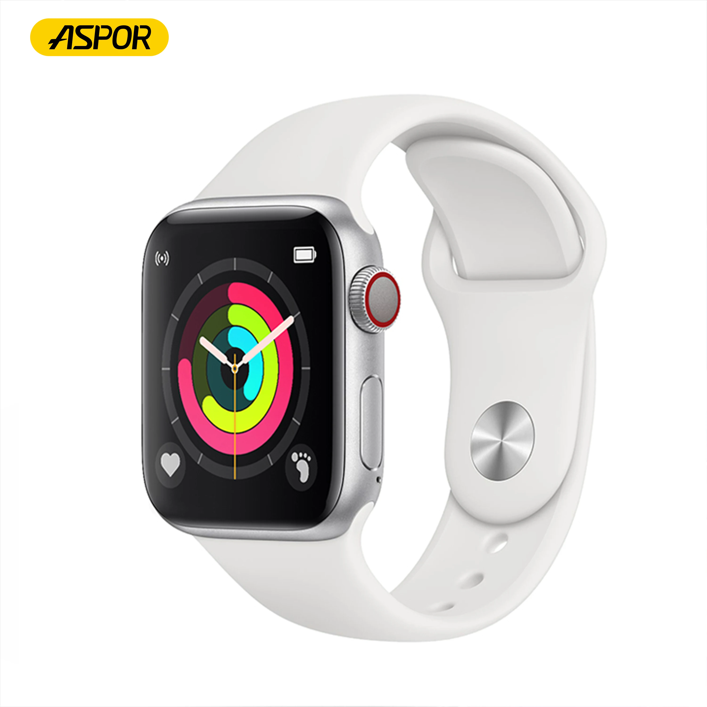 ASPOR New 4G Smart Watch Sim Card Built Programmable 1.54 inch  Luxury Android 7.1 Smart Watch GPS WIFI Wireless Call