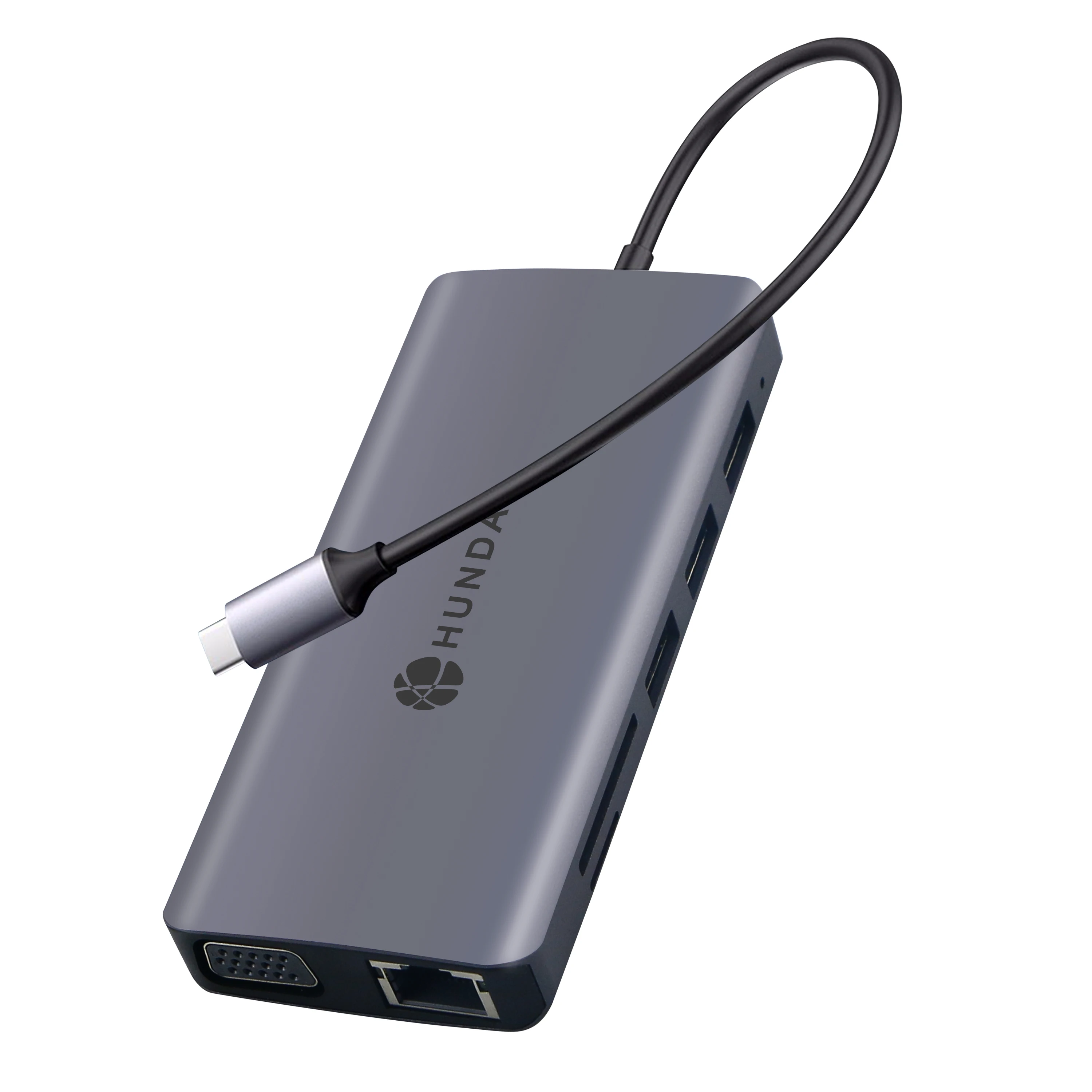  Горячая Распродажа зарядное устройство с 4 портами USB 5 Гбит/с 104 МБ/с. SD и TF-карты Тип C 11 в 1 Адаптер Hub для