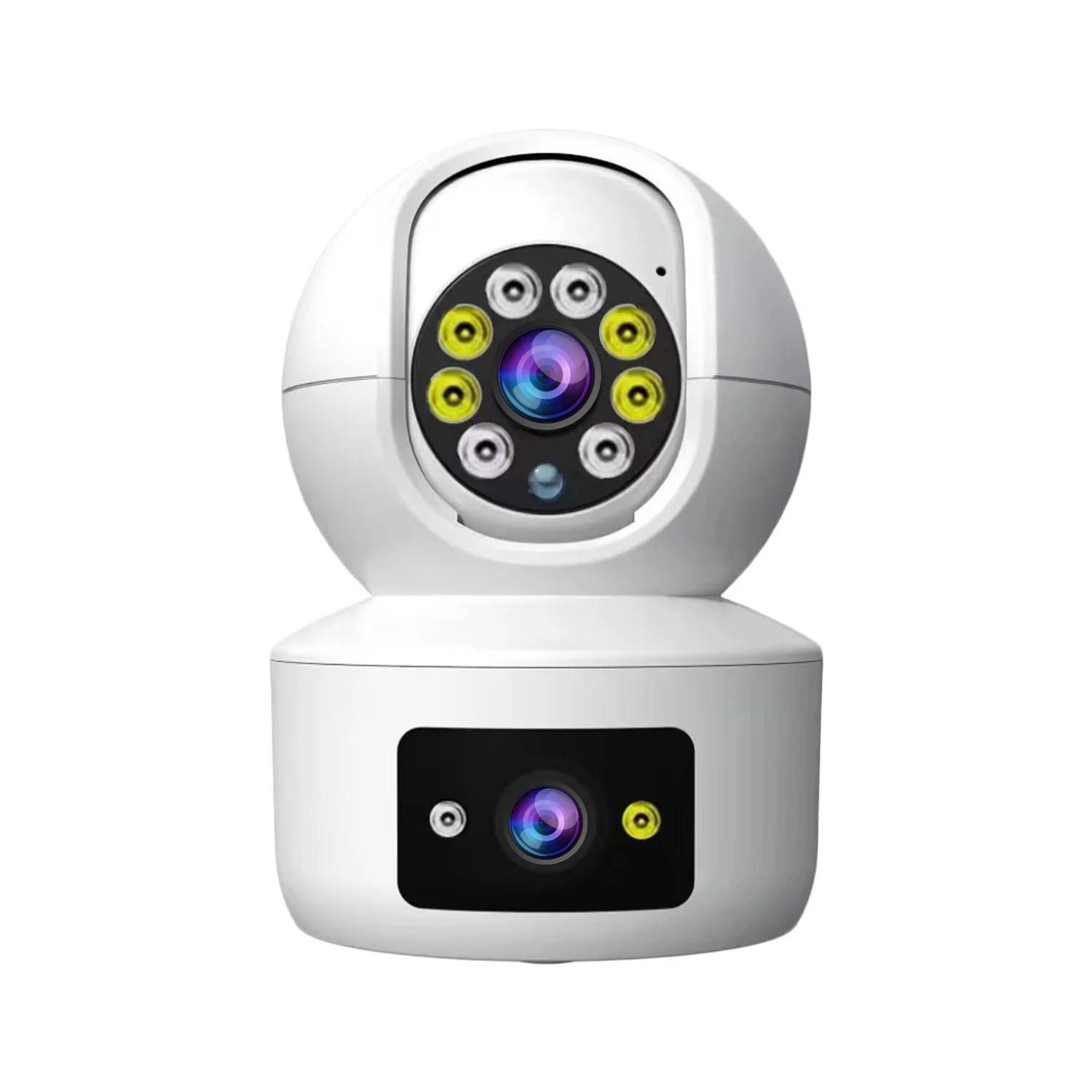 WIFI Baby Camera Hot Selling Dual Lens Wireless Indoor Security  360 Degree 1080P Auto Tracking Smart IP CCTV PTZ Camera