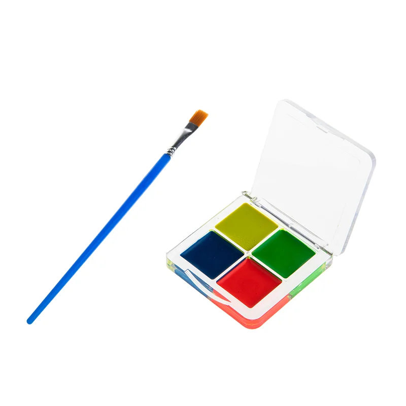 Water-Based Face and Body Paint Eyeshadow Palette Paint Set for Body Festive Makeup Accessory