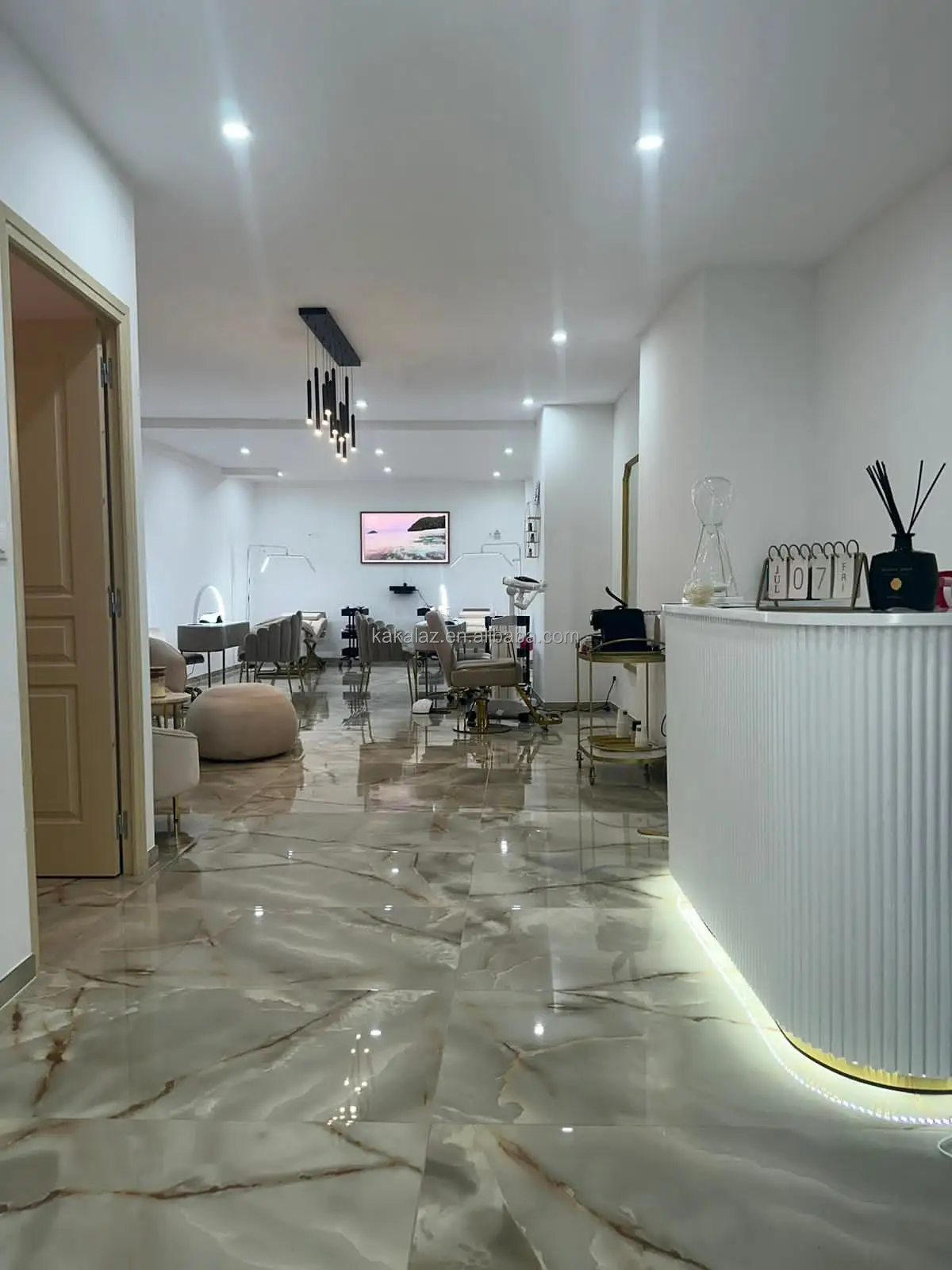 Beauty salon reception desk Beauty salon reception desk Salon nail shop hot sales front desk