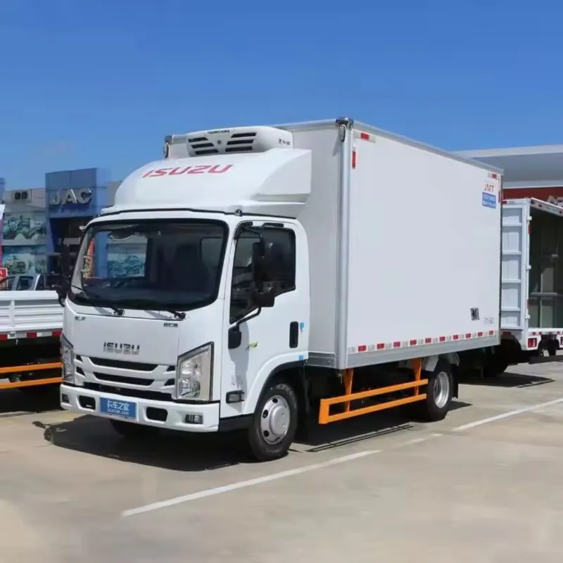 Isuzu 4x2 4.2m 3T 4T 5T ton light duty Refrigerated Cold Room Refrigerator Cargo Van Trucks