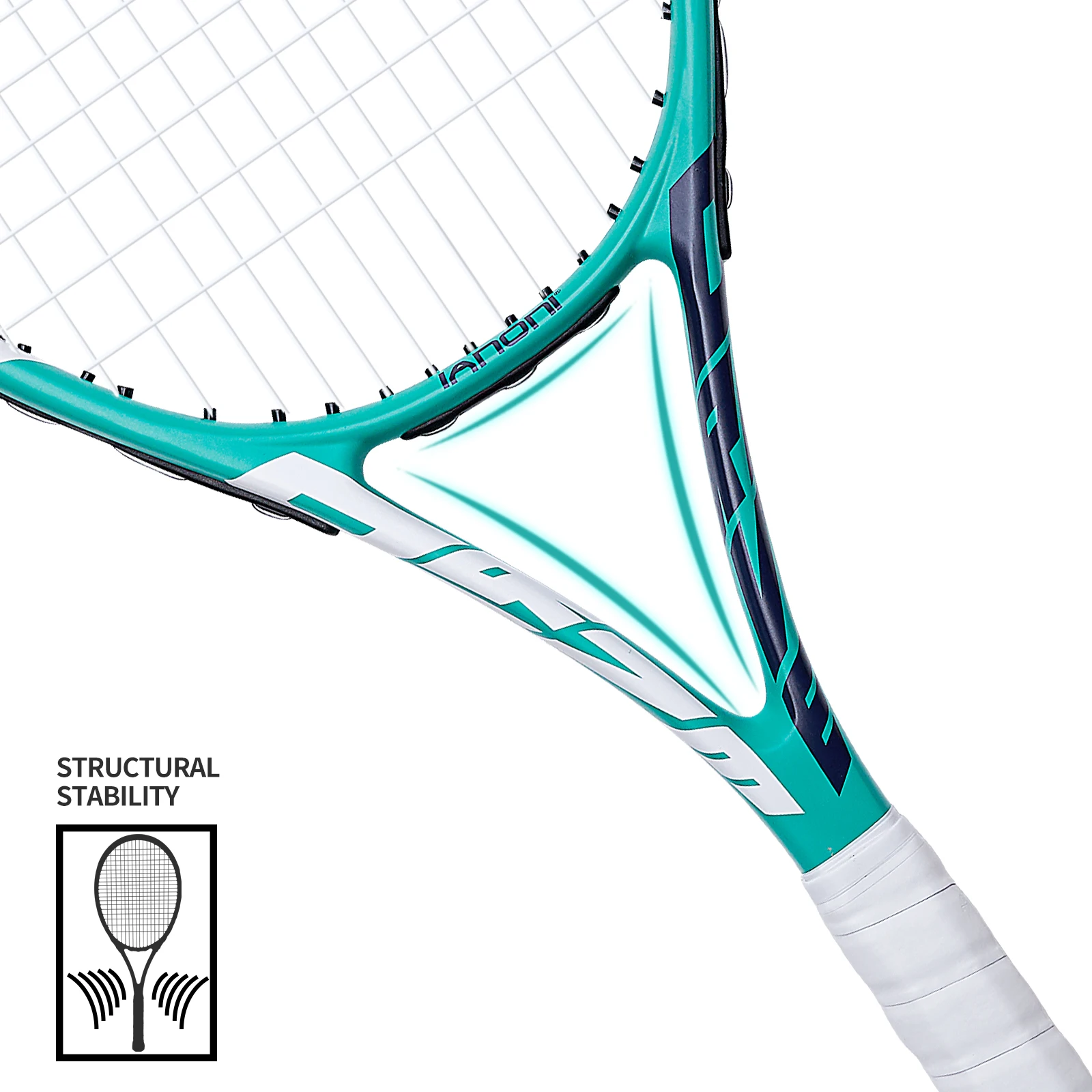 IANONI Adults Tennis Racket 27 Inch, Shockproof Carbon Fiber Tennis Racquet Light-Weight