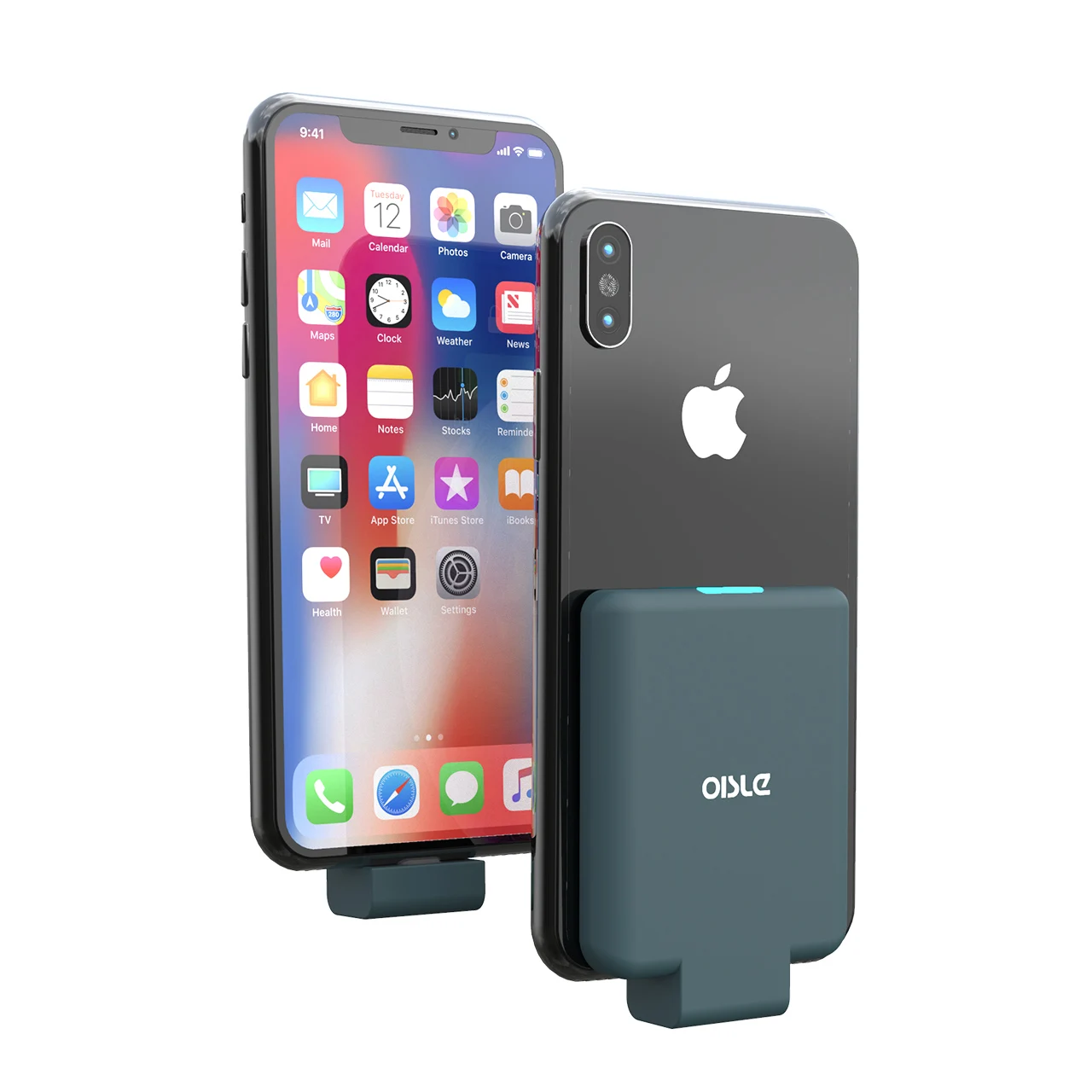 OISLE Быстрая зарядка Diy Power Bank чехол для Iphone x