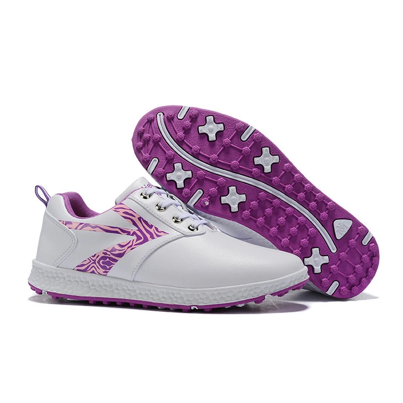 Поставщики оптовая продажа Высокое качество Oem Нескользящая Женская поворот шнурки с волнообразным краем; Zapatos De Гольф обувь для мужчин
