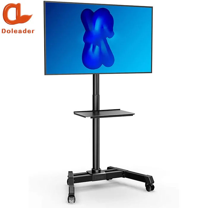 Универсальная подвижная или телевизионная тележка на колесиках 32-65 дюймов, весом до 45,5 кг