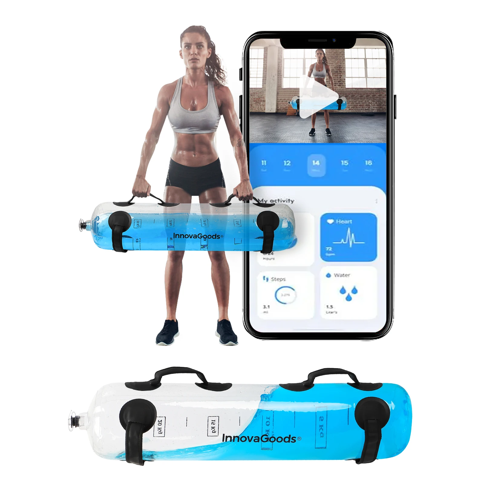 25 л прозрачная сумка для фитнеса