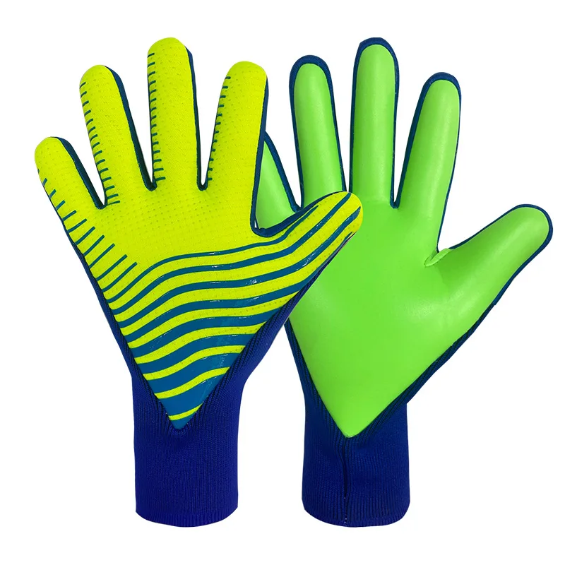 Custom high Quality Latex Protective Professional Kids Soccer Goalkeeper Gloves With Kids Finger Protection
