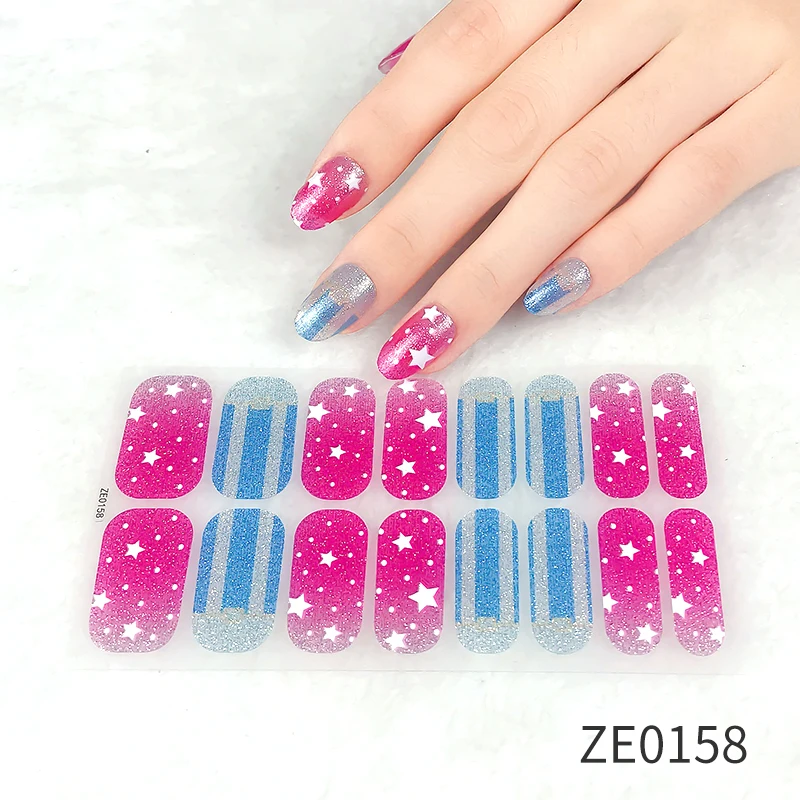 Wholesale price custom dashing diva luxury nail stickers mix lot art stickers