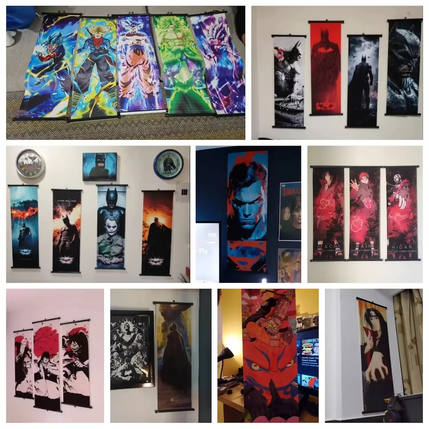 Poster Flag Fabric Display Canvas Hanging Custom Scroll Indoor And Outdoor Hangings Anime Banners