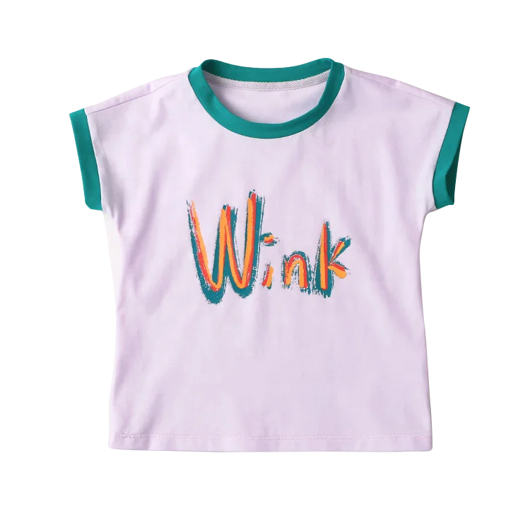 
Custom New Design 100 Cotton for 9M-5T Picture Printed Short Sleeve Children Unisex Baby Girls Boys Kids T Shirt 