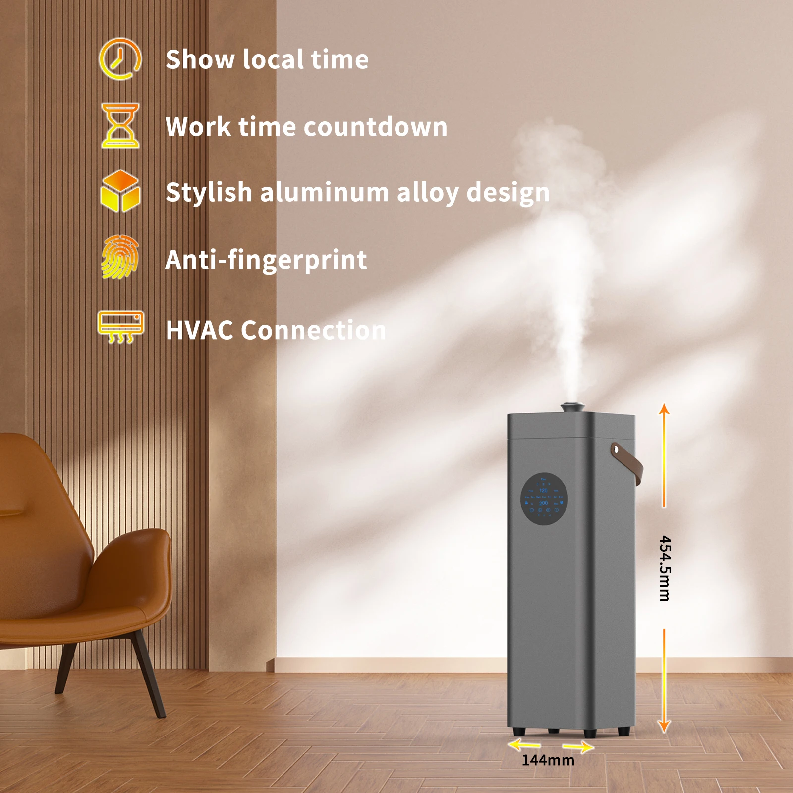 1500ml Powerful Electric Aroma Diffuser Cold air Professional Essential Oil Wholesale Freshener for Hvac