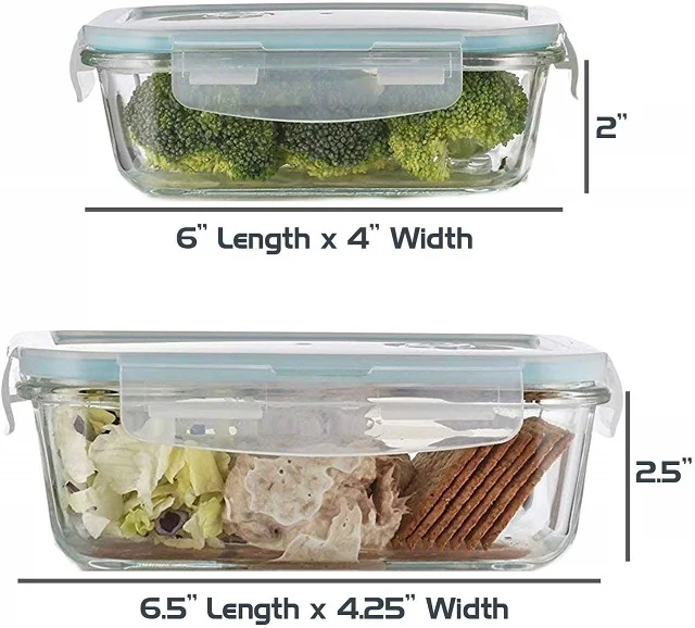 Food storage container set heated lunch box takeaway food container microwave heating container