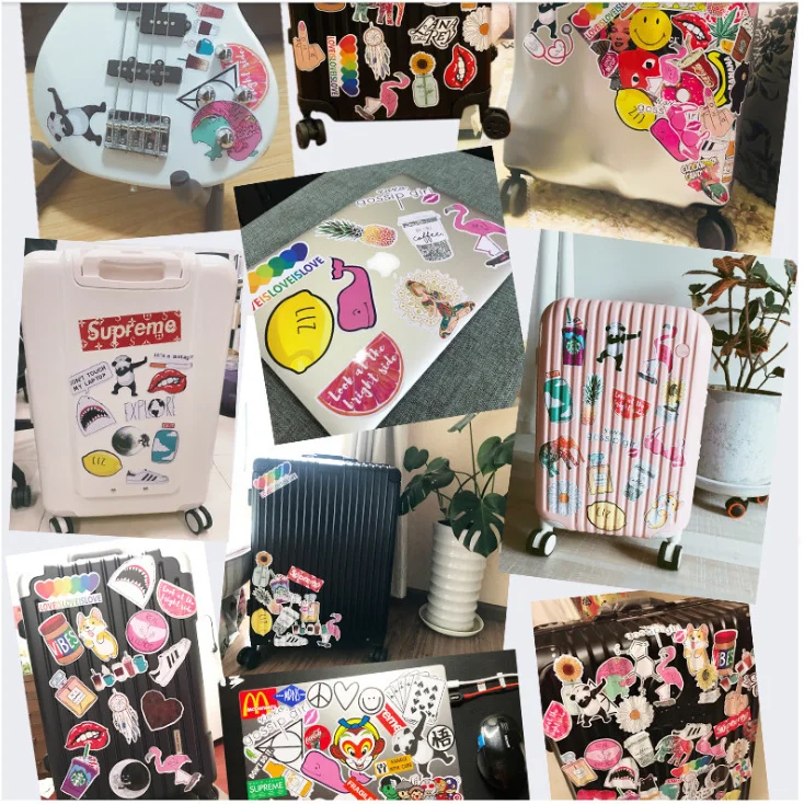 
51pcs/pack Star series stickers Michael Jackson DIY kit PVC waterproof stickers for luggage tablet smartphone bikes Graffiti 