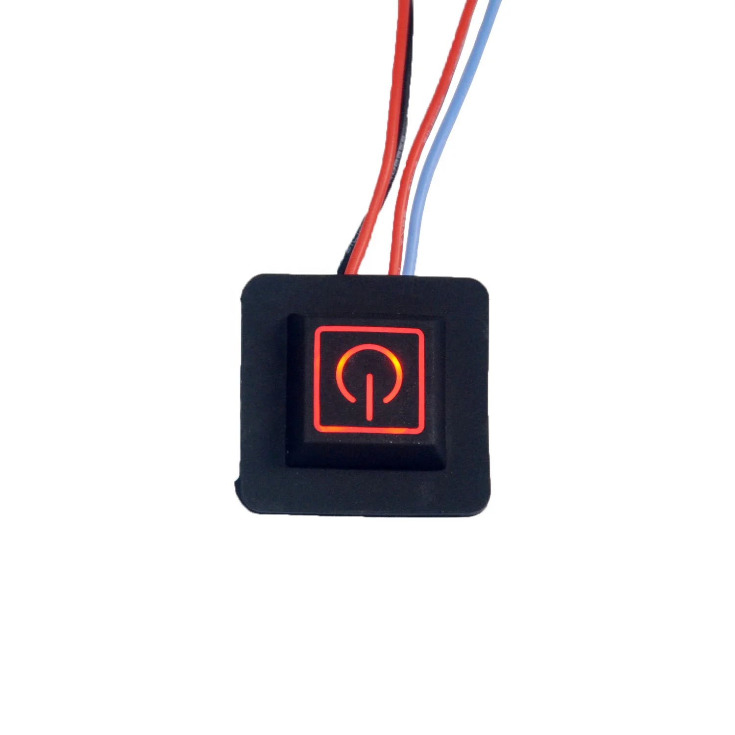Silicone LED Heated Seat Switch with 3A Max Current