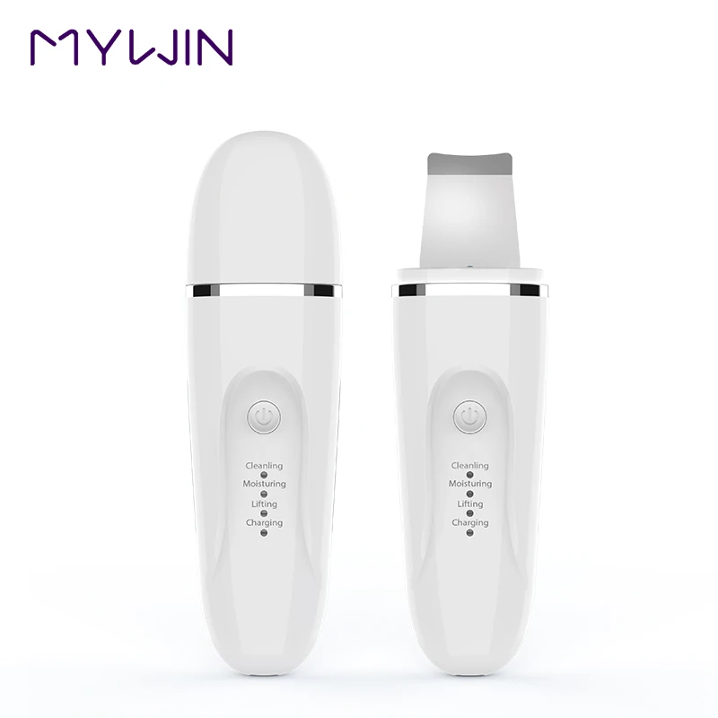 Portable Electric Sonic Facial Galvanic Beauty Skin Scrubber Deep Cleaning Ultrasonic Skin Scrubber