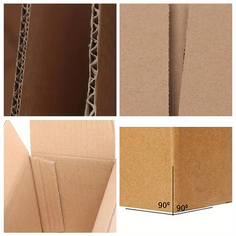 wholesale shipping boxes die cut plain cardboard boxes carton parcel courier box kraft postal for cargo delivery