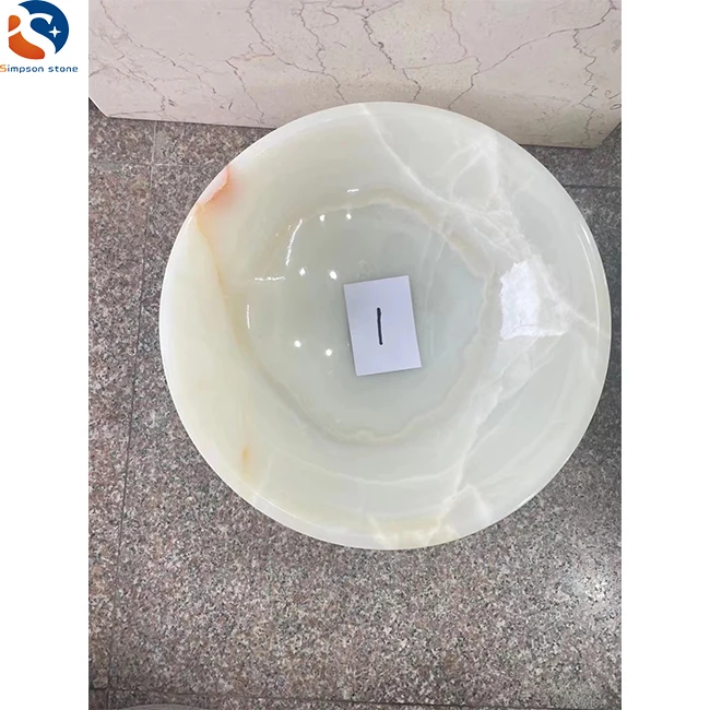 Wholesale Customized Designs and Sizes Green Onyx Sink