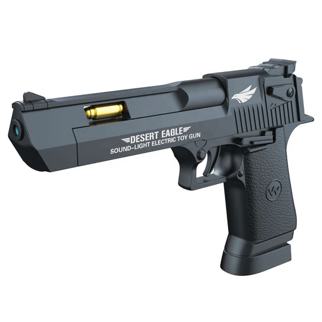 Eco friendly plastic battery operated electric kids toy gun with light and sound