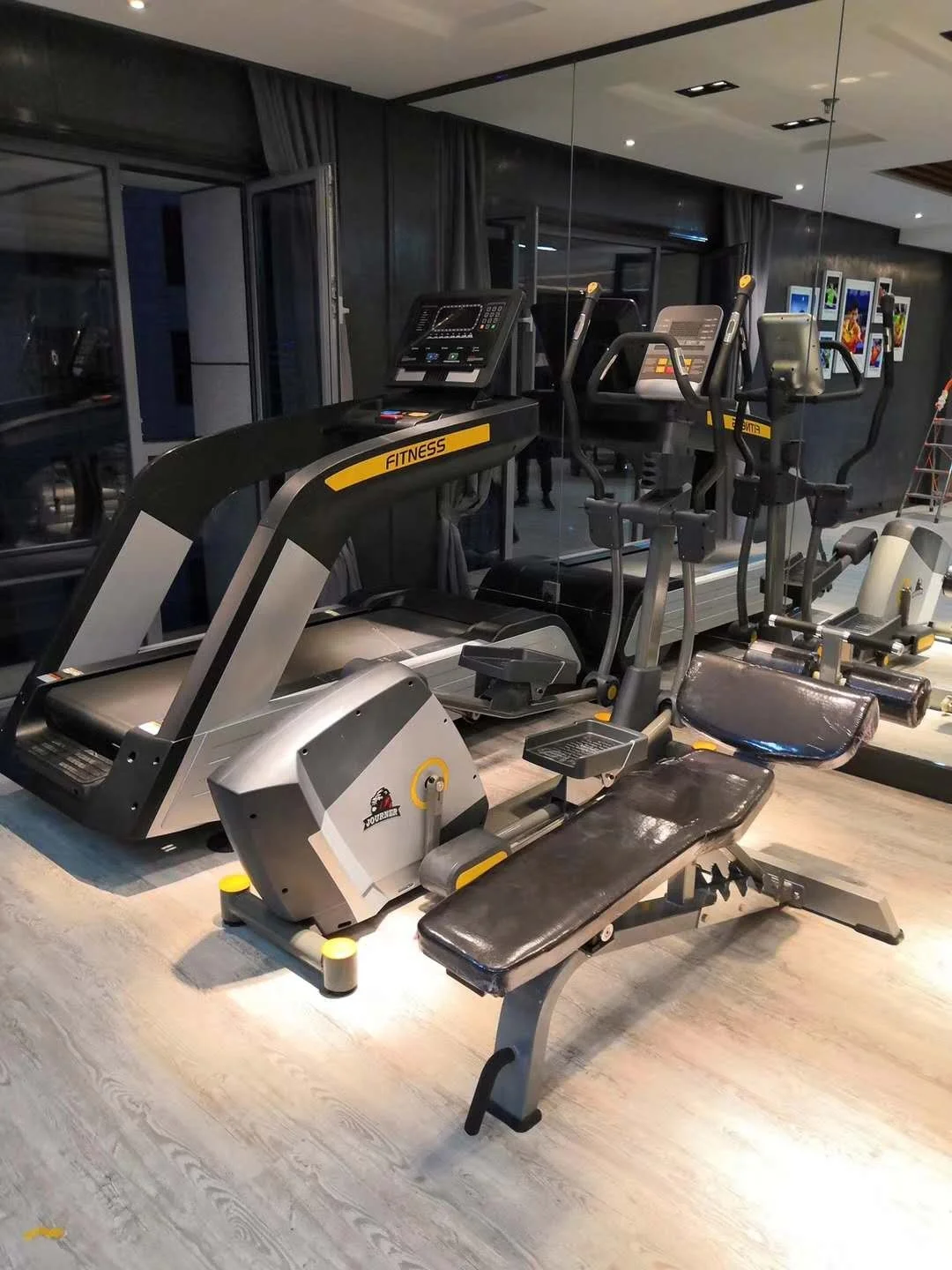 Cardio gym equipment elliptical cross trainer & elliptical bike