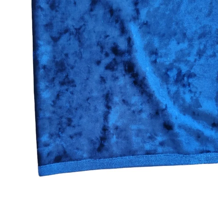 High quality custom color square meter weight knitted warp knitted ice flowers velvet fabric for  pants skirt toy curtains