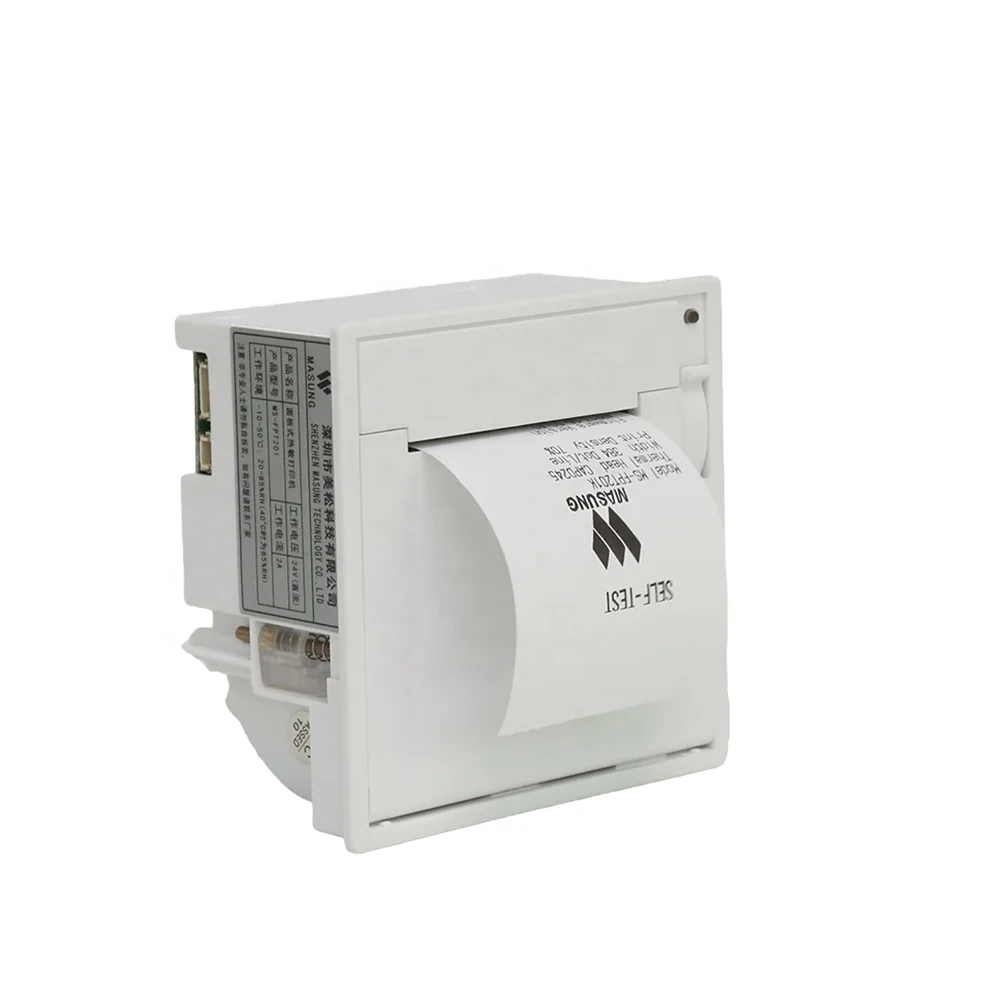 Masung 2'/58mm Panel Design Thermal Printer For Gas Pump Station Embedded Impresora de Etiquetas Barcode Receip Printer