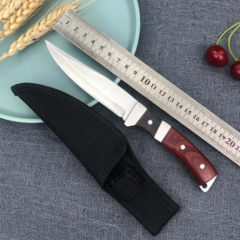 Мягкий рекламный подарок ножи для мяса фруктов деревянная ручка кухонный нож охоты выживания тактический военный