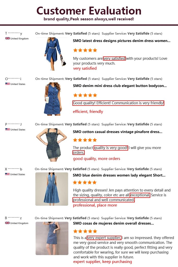 2024 Spring Sexy Fish Tail Plain Dyed Casual Dresses Femme Mujer Girls Lady Sexy Custom Maxi Women Dresses Denim Jeans For Women