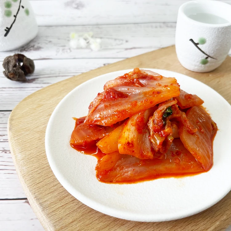 Top Quality Fresh Natural Organic Red Korea  Cabbage Pickles Spicy Korean Kimchi From Gaishi