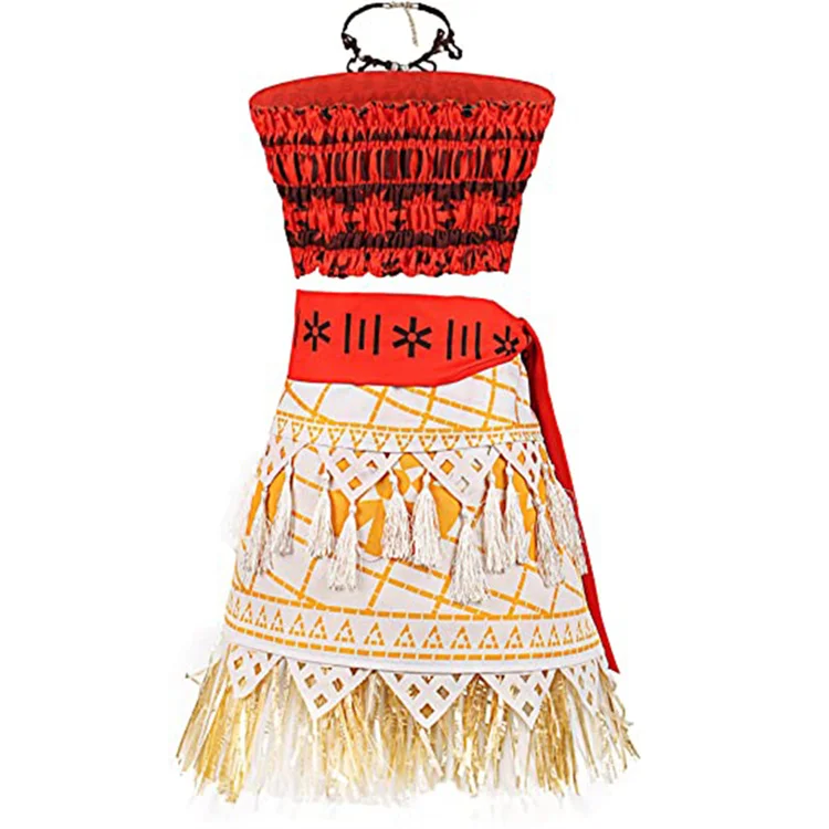 Girls Adults Halloween Party Dress Up Moana Cosplay Costume