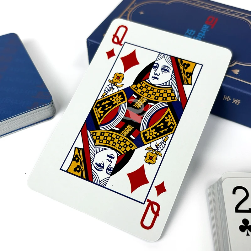 Custom Design High Quality 350gsm Art Paper Laser Printing Glossy Varnished Surface Playing Game Cards Oracle Card Poker Deck